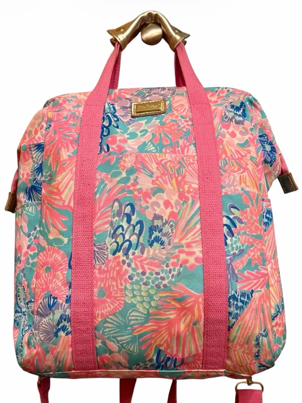 Lilly Pulitzer Picnic Backpack Cooler Multi Splendor in the Sand